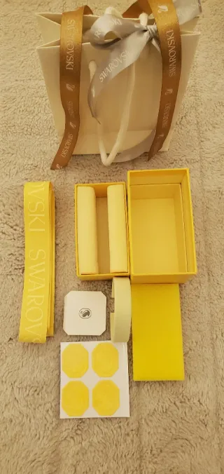 Scatola Regalo Swarovski Gialla con Accessori