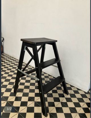 Escalera plegable IKEA Negra