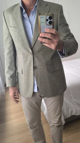 Americana Cortefiel XL cuadros