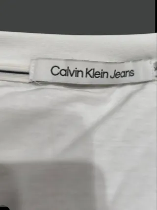 T-shirt Calvin Klein bianca taglia XXXL