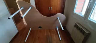 Mesa de escritorio profesional madera y metal