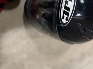 Dos Casco de moto negro