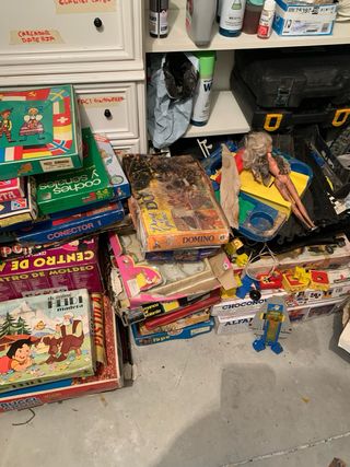 Lote Juegos y Juguetes Antiguos