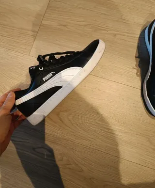 Scarpe Puma nere e bianche