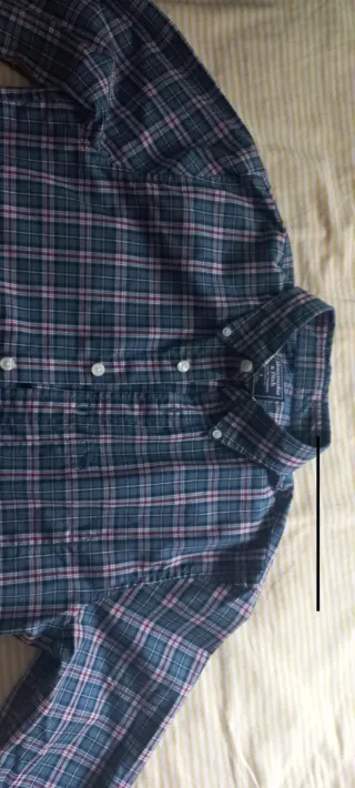 Camisa cuadros Abercrombie Talla S