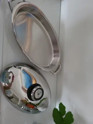 Pentola Arrosto AMC Serie 30 ovale 3,5lt