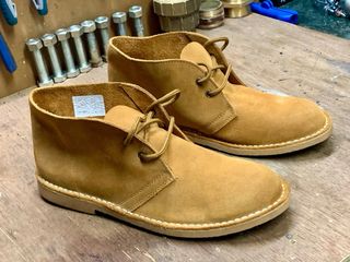 Botas zapatos Piel Cuero Auténtico Talla 44