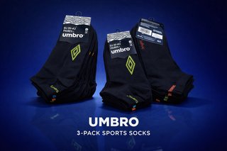 Lote 3 Packs Calcetines Deportivos Umbro (15Pares)