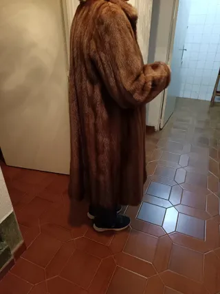 Abrigo visón sintético