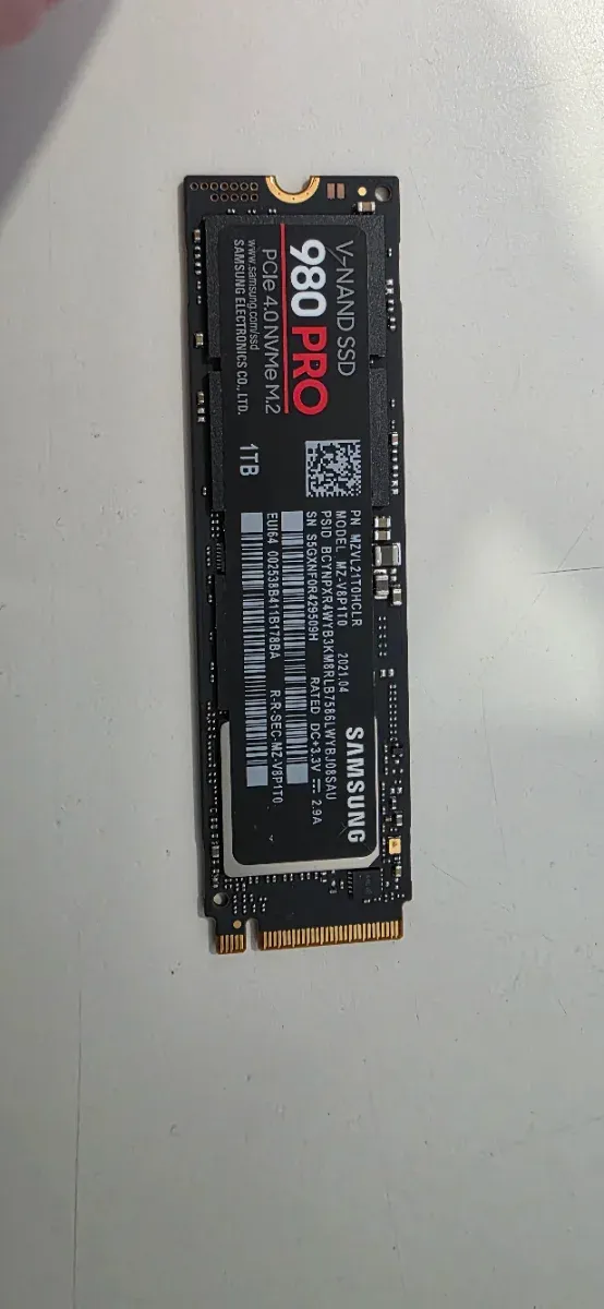 SSD Samsung 980 PRO 1TB NVMe M.2 afbeelding 2
