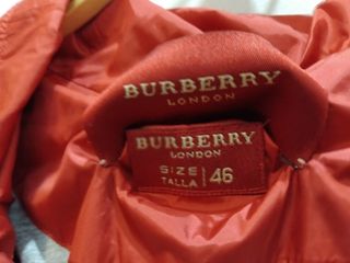 Chaqueta Burberrys impermeable T46 Roja