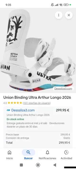 Fijaciones Union Ultra Althur Longo 2026