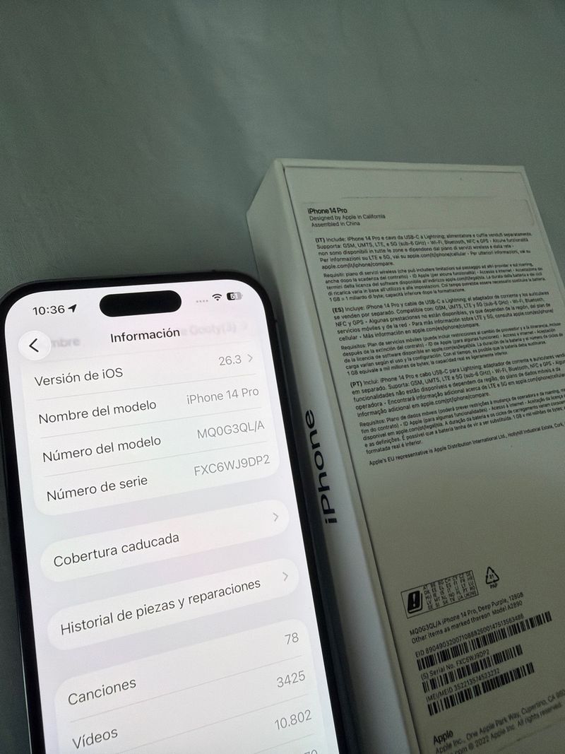 iPhone 14 Pro 128GB Morado Oscuro afbeelding 9