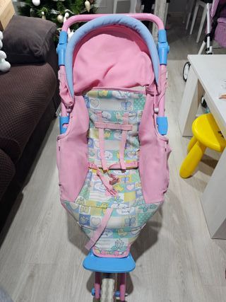 Passeggino giocattolo per bambole rosa
