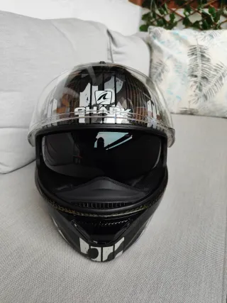 Casco Shark Spartan Carbono Mezmair