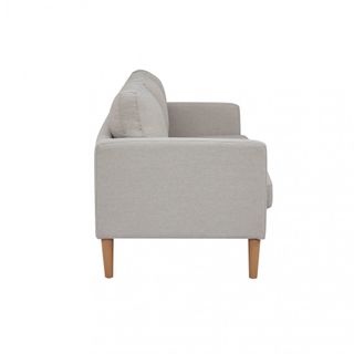Divano 3 Posti Tessuto Scandinavo Beige 177x82 cm