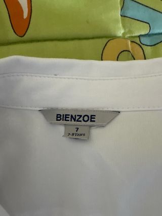 Camisa blanca manga corta