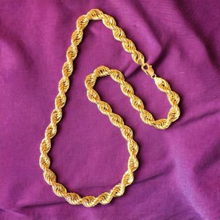 Cordones Salomónicos Oro 18K Grosores Grandes