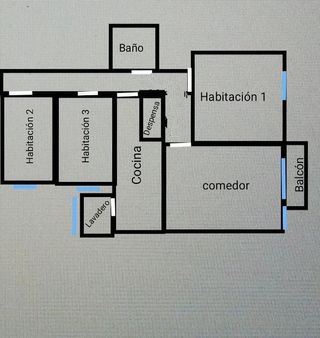 Piso en venta en Roquetas Centro en Roquetas de Mar