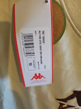 Camiseta Kappa Talla M Beige