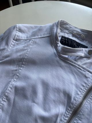 Chaqueta Biker Vaquera Azul Claro