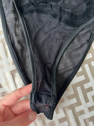 Body Tulle Nero Serpente Velluto