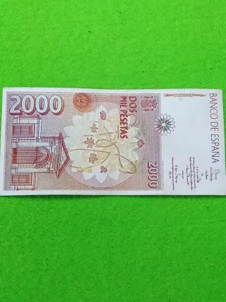 Billete 2000 Pesetas España 1992.