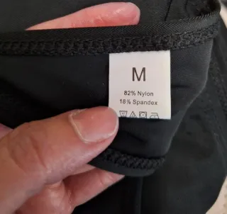 Bañador negro dos piezas