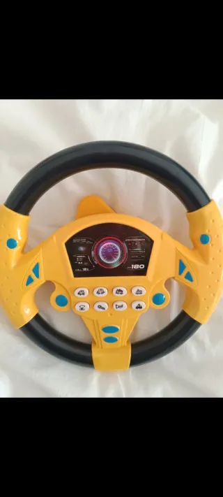 Volante de juguete con sonidos