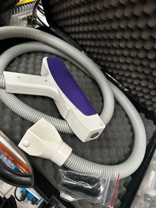 Láser portátil con manguera