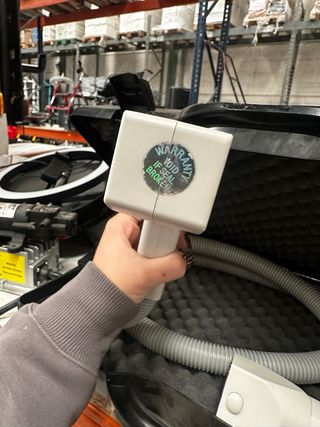 Láser portátil con manguera