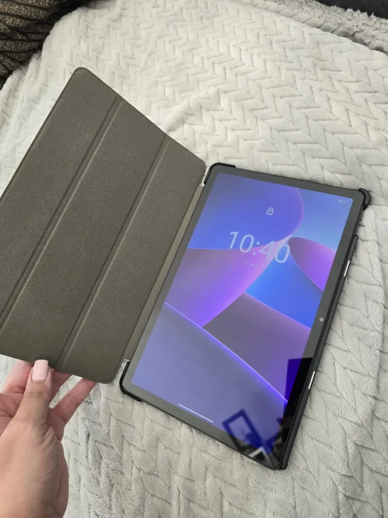Tablet Lenovo TB125FU Negra con funda afbeelding 2