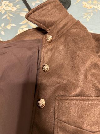 Chaqueta corta ante marrón