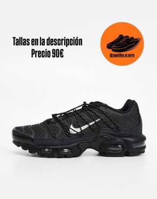 Nike TN Zapatillas Negras Tallas (36-39)