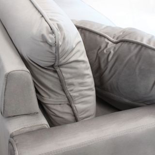 Divano a 2 posti in Velluto Moderno Color Tortora