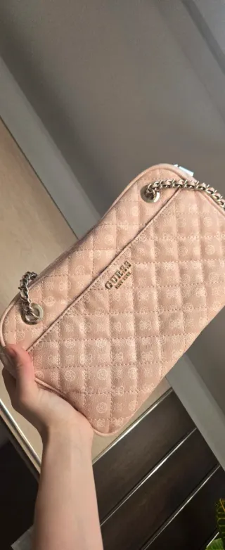 Bolso Guess Beige/Rosa