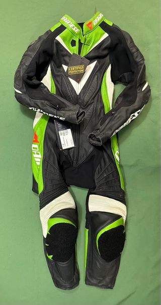 Mono Dainese Mujer Talla 42 Verde/Negro