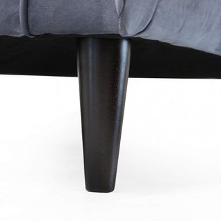 Divano a 2 posti in Velluto Moderno Grigio Scuro