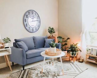 Divano a 2 posti in Velluto Moderno Grigio Scuro