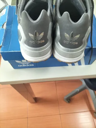 Adidas Scarpe Grigie Bianche Uomo Donna