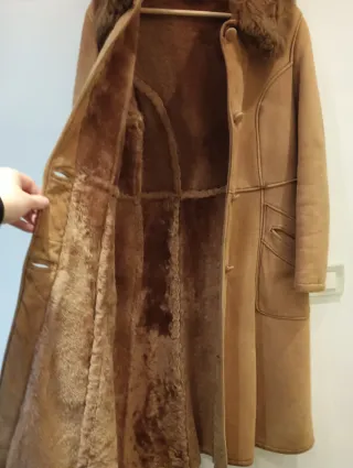 Abrigo ante mujer años 70