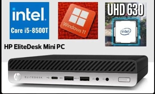 HP EliteDesk 800 G4 Mini i5-8500T 8GB DDR4