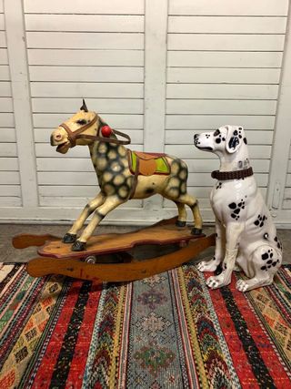 Caballo de juguete antiguo