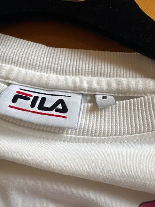 Camiseta Fila manga larga blanca talla S