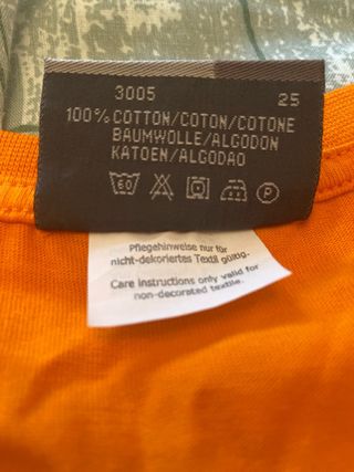 Lote 9 Camisetas Naranja