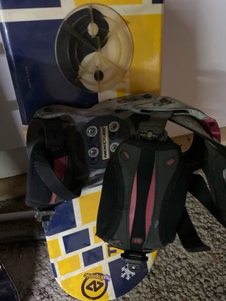 Tabla Snowboard Completa con Fijaciones