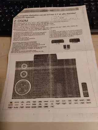 Equipo de Sonido Aiwa Completo