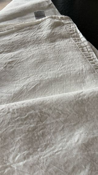 Juego Sábanas Lino 160x200 crudo