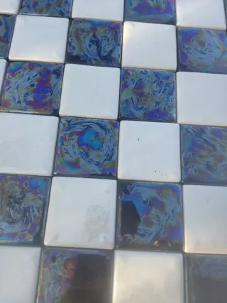 Tablero de ajedrez cerámica  (Figuras no incluidas