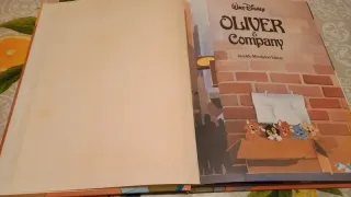 Libro Disney Oliver & Company 1990 Mondadori LP